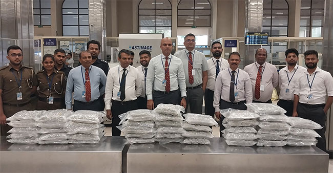 Three Indian nationals arrested at BIA with ‘Kush cannabis’ valued at Rs. 500 mn