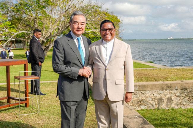 Bilateral talks held between Sri Lanka and China’s Foreign Ministers