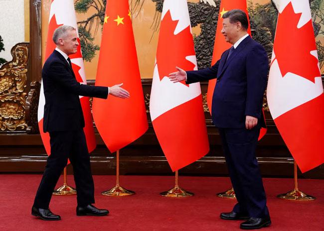 Canada, China set for ‘historic’ gains from new partnership, Carney says