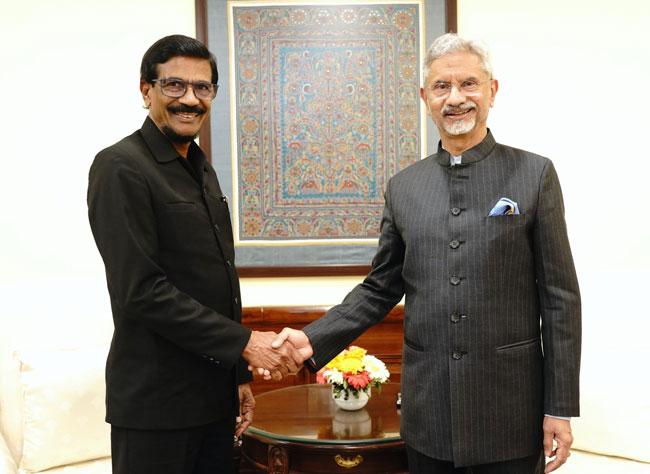 JVP’s Tilvin Silva meets Jaishankar, discuss strengthening India–Sri Lanka ties