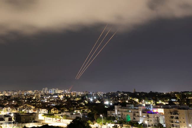 Iran launches missiles at Israel, IDF says