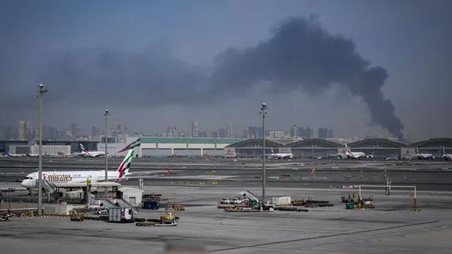 Indian national among four injured after drones fall near Dubai airport