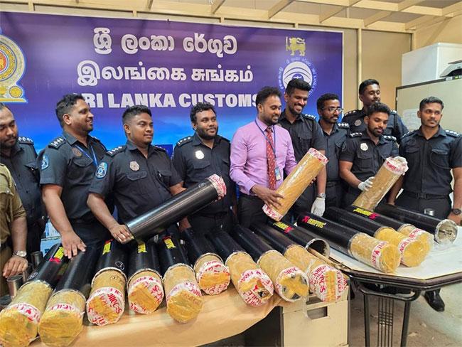 Passenger arrested after over 25kg ‘Kush’ found inside silencers at BIA