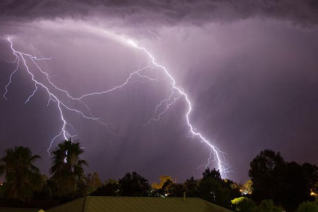 Advisory issued for severe lightning