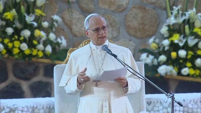 Pope criticises ‘tyrants’ who spend billions on wars after Trump spat