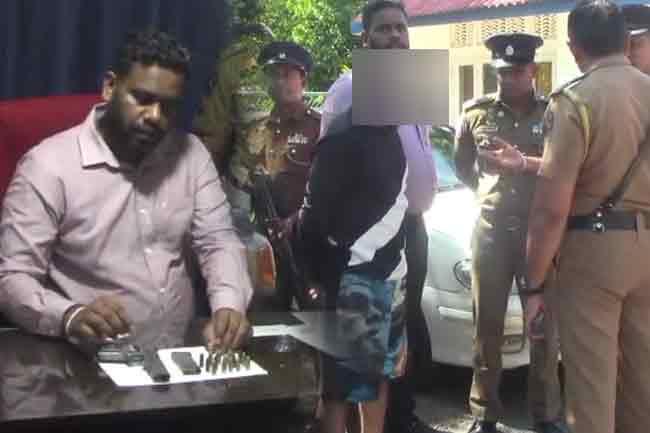 Russian-made firearm, ammunition found buried in Karandeniya Raju’s garden 