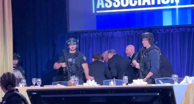 Trump responds after shots fired at correspondents’ dinner, says shooter arrested