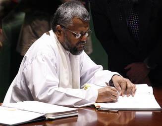 Lankan minister Devananda claims amnesty under 1987 accord