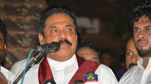 They called me a racist when I talked about LTTE’s reemergence - Mahinda