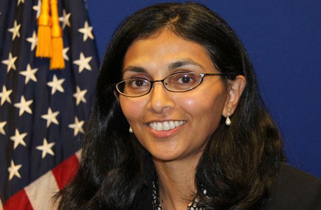 Nisha Biswal arrives in Sri Lanka