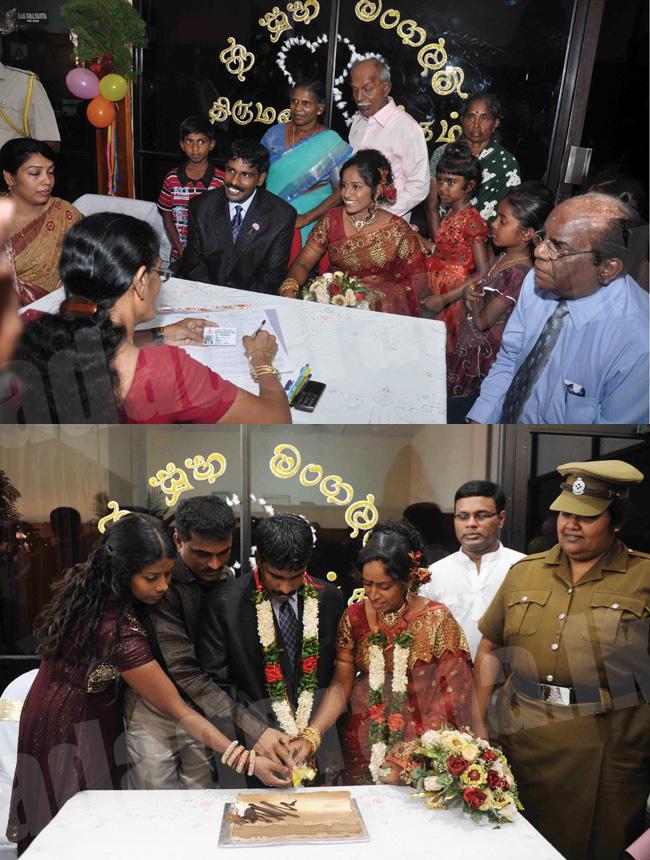 Two weddings at New Magazine Prison