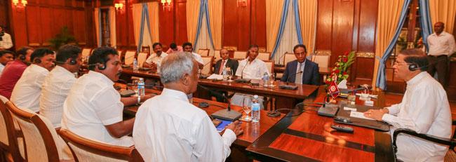 NFF claims ‘fake’ Indian fishermen group met Sirisena 