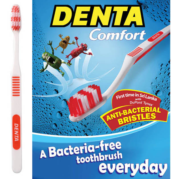 Denta Comfort, the first anti-bacterial Tooth brush in Sri Lanka