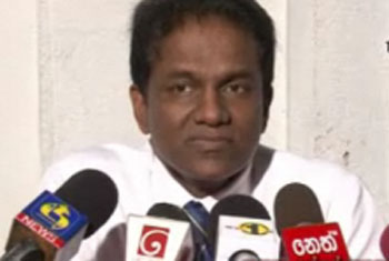 VIDEO: Sumathipala hands over nomination for Board of Control