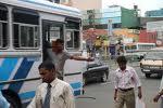 Bus strike in Negombo- Colombo route