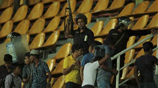 Four persons arrested in connection to rioting at Premadasa