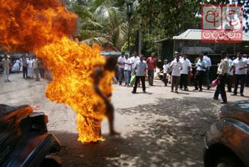 Buddhist monk critical; Who aided self-immolation?