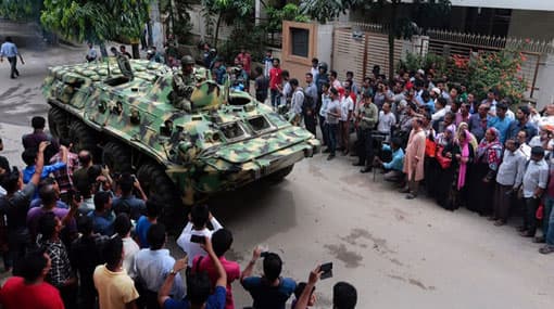 4 killed in blast at Bangladesh Eid prayers, gunbattle on