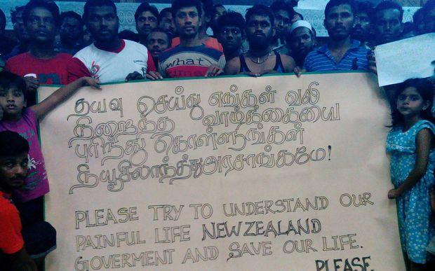 Detained Lankan refugees plead for NZ help