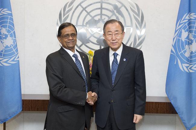 New govt’s policies have created positive environment: Ban Ki-moon