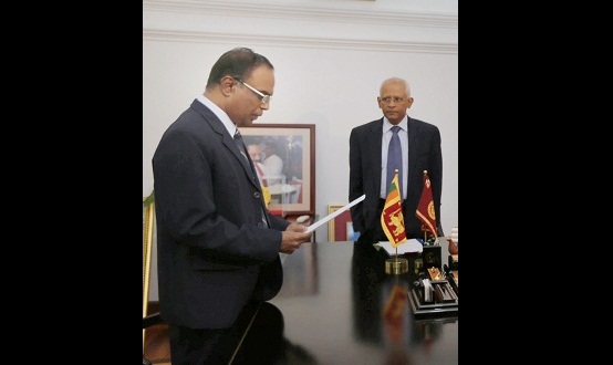 CJ Shirani greets Justice K. Sripavan