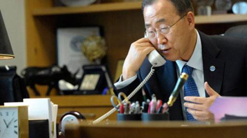 UN chief commends President Sirisena 