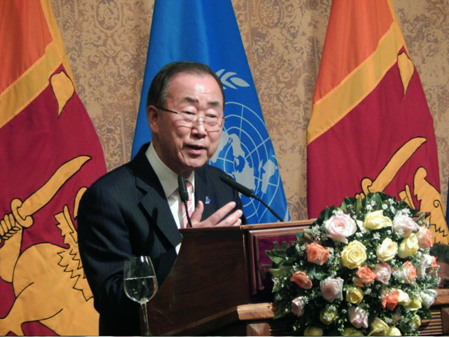 UN could have saved many more lives in Sri Lanka – Ban Ki-moon