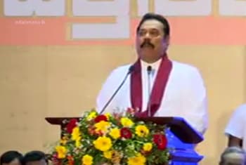 We had no intention to agree for their terms, says Mahinda