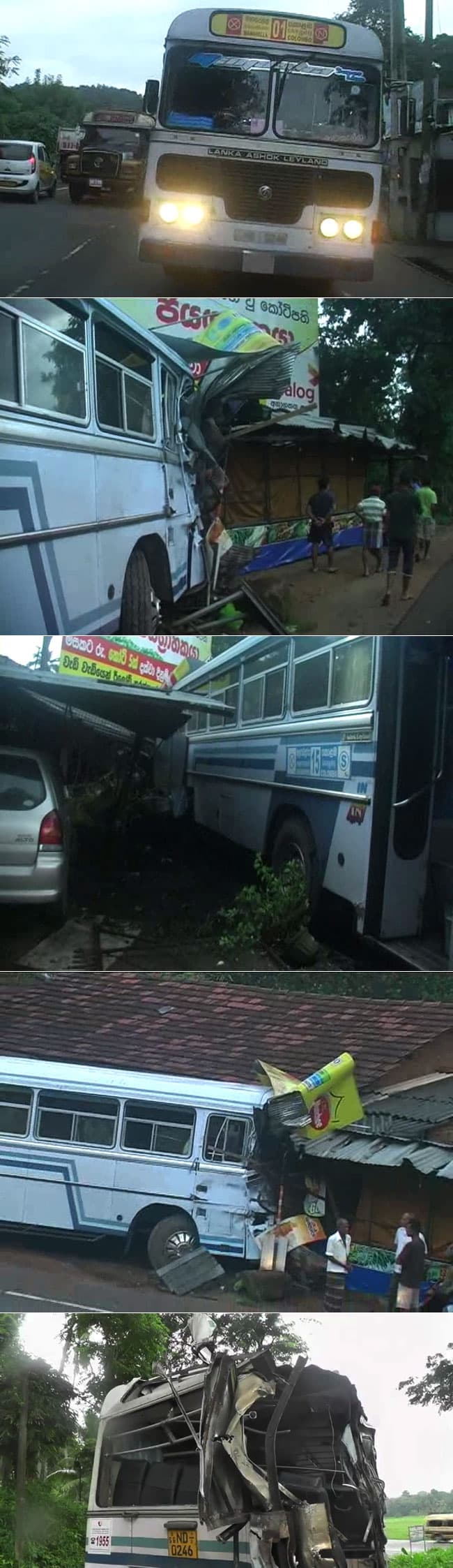 Two including a soldier dead after 2 buses collide