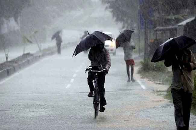 Showery condition to continue