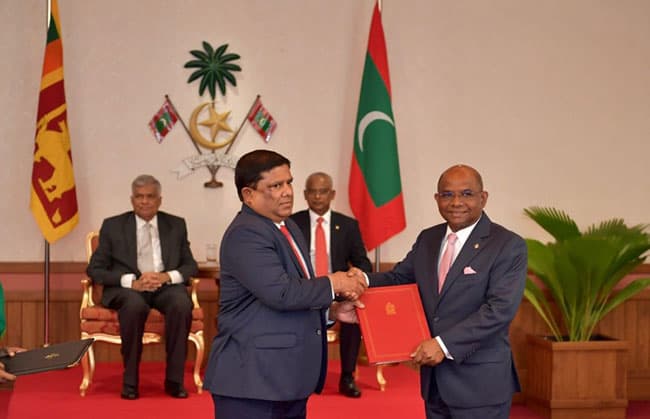 Sri Lanka and Maldives sign agreement and MoUs