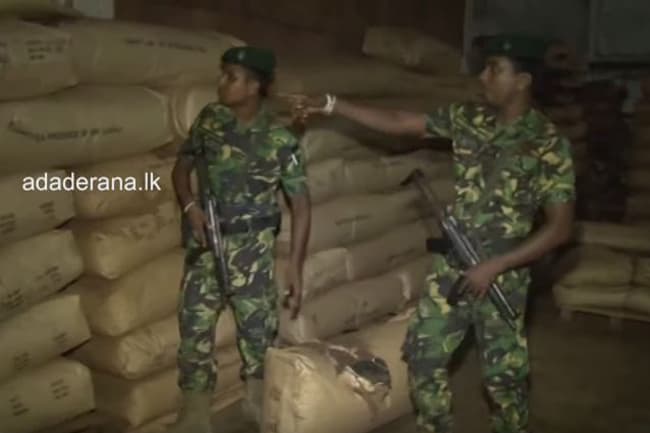 18,000kg haul of refuse tea  seized at Wattala