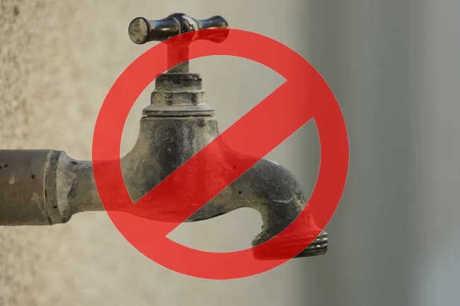 Water cut for areas neighbouring Kalutara