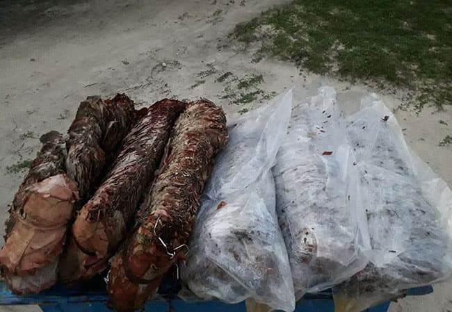 65kg of Beedi leaves found during search operation