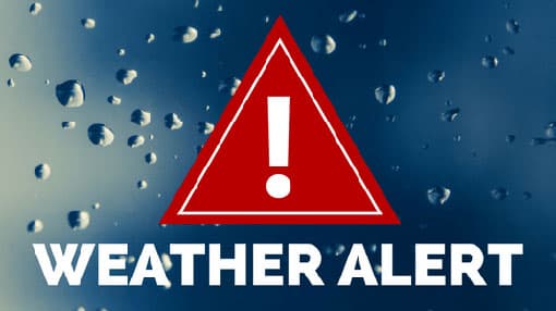Advisory for heavy rain in several provinces
