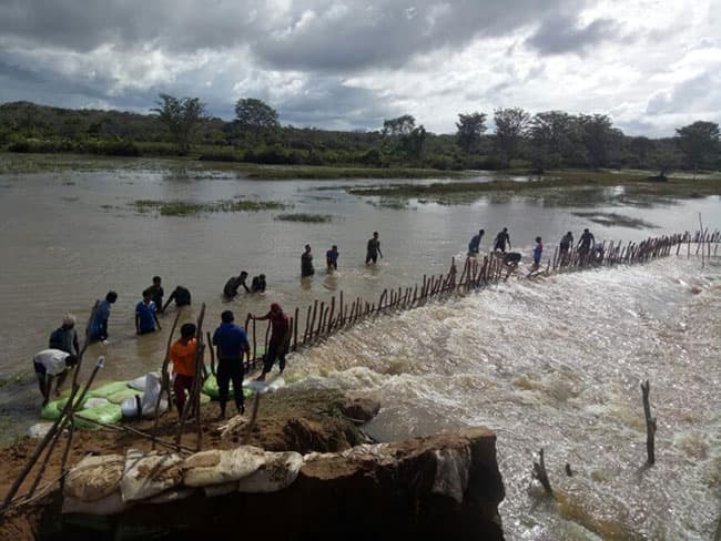Over 5,400 affected due to adverse weather