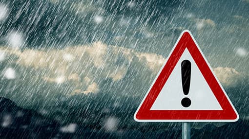 Showery condition to enhance from tomorrow evening