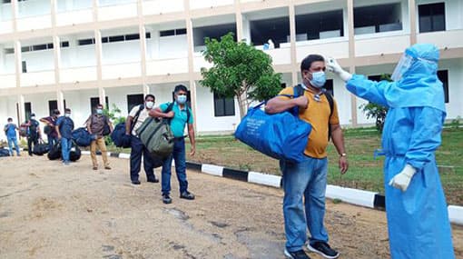 Nine more leave Boossa quarantine centre