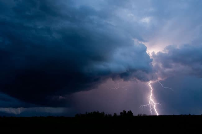 Advisory issued for severe lightning