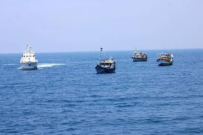 Indian Coast Guard seizes three Sri Lankan fishing boats for carrying narcotics