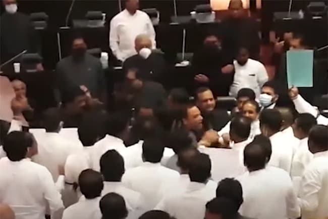 Tense situation ensues in Parliament