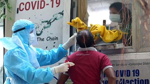 Sri Lanka’s daily coronavirus cases count climbs to 2,249