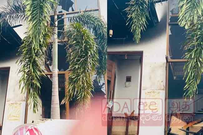 Moratuwa Mayor’s residence set on fire 