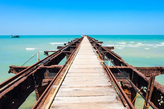 Talaimannar pier to be reconstructed in a bid to strengthen ties with India 