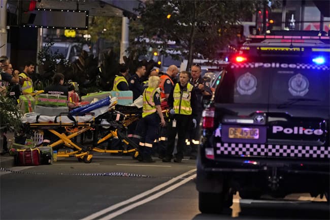 Five killed in Sydney mass stabbing; attacker shot dead by police