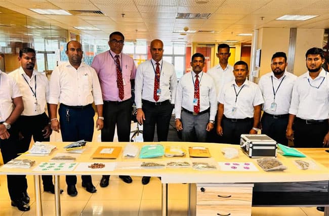Cocaine, ‘Kush’ and ecstasy pills worth Rs. 9 mln seized at Central Mail Exchange