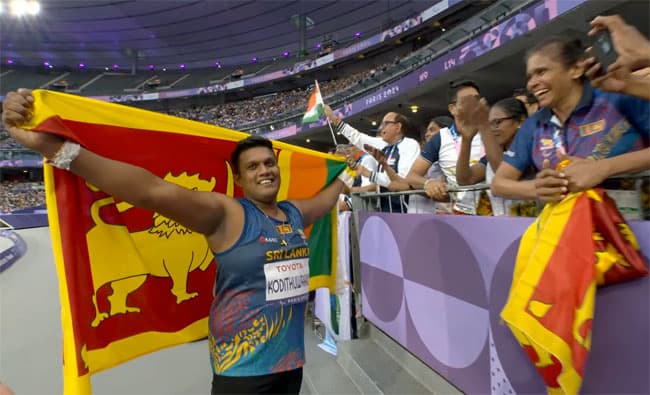 Sri Lanka’s Samitha Dulan wins silver at Paris Paralympics