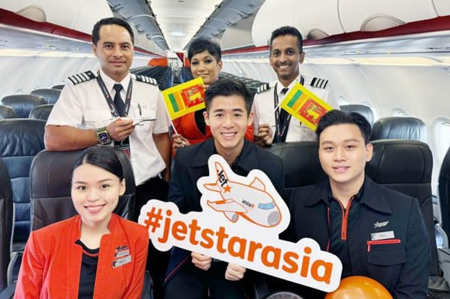 Jetstar Asia commences direct flights to Sri Lanka 