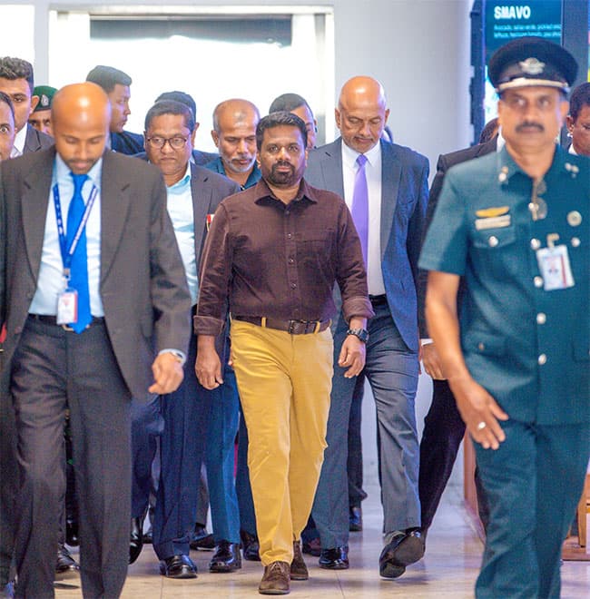 President Dissanayake leaves for state visit to Vietnam