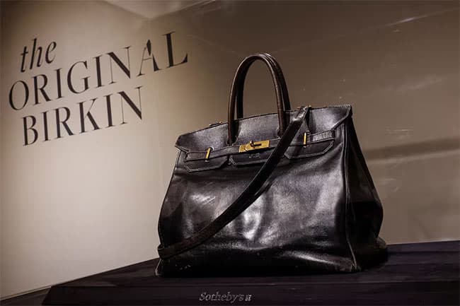 Original Birkin bag sells at auction for record $10 million